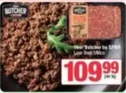 SuperSpar Your Butcher by SPAR Lean Beef Mince offer