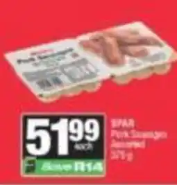 SuperSpar SPAR Pork Sausages Assorted offer