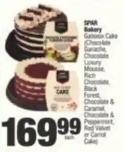 SuperSpar SPAR Bakery Cakes offer