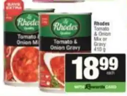 Spar Rhodes Tomato & Onion Gravy offer