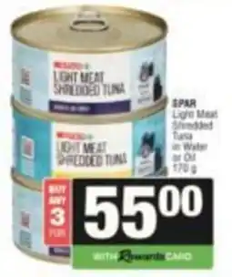 SuperSpar SPAR Light Meat Shredded Tuna offer