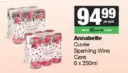 SuperSpar Annabelle Cuvee Sparkling Wine Cans offer