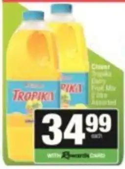 SuperSpar Tropika Dairy Fruit Mix Assorted offer