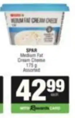 SuperSpar SPAR Medium Fat Cream Cheese Assorted offer