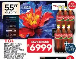 Pick n Pay Hypermarket TCL 55" QLED TV offer