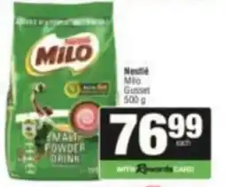Spar Nestlé Milo Gusset offer