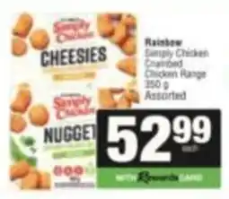 SuperSpar Simply Chicken Cheesies Assorted offer