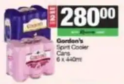 SuperSpar Gordon's Spirit Cooler Cans offer