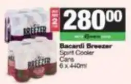 SuperSpar Bacardi Breezer Spirit Cooler offer
