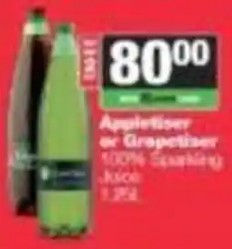 SuperSpar Appletiser er Grapetiser offer