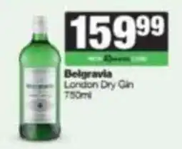 SuperSpar Belgravia London Dry Gin offer