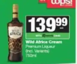 SuperSpar Wild Africa Cream Premium Liqueur offer