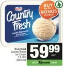 SuperSpar Country Fresh Ice Cream Assorted offer
