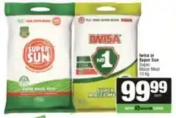 SuperSpar Iwisa or Super Sun Super Maize Meal offer