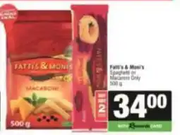 SuperSpar Fatti's & Moni's Macaroni offer