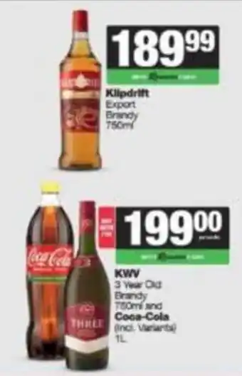 SuperSpar Klipdrift Export Brandy offer
