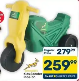 Pick n Pay Hypermarket Springboks Kids Scooter Ride-on offer