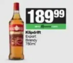 SuperSpar Klipdrift Export Brandy offer