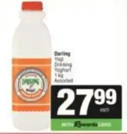 SuperSpar Darling Yogi Drinking Yoghurt Assorted offer