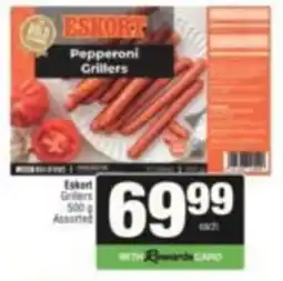 SuperSpar Eskort Pepperoni Grillers Assorted offer