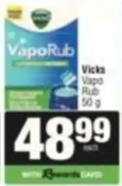 Spar Vicks VapoRub offer