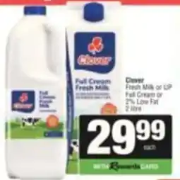 SuperSpar Clover Full Cream Fresh Milk offer