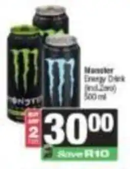 SuperSpar Monster Energy Drink offer