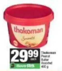 SuperSpar Thokoman Peanut Butter offer