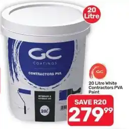Pick n Pay Hypermarket GC White Contractors PVA Paint offer