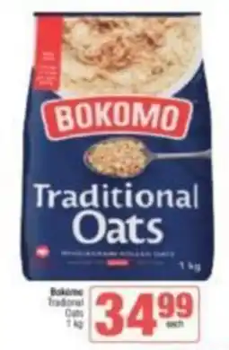 Spar Bokomo Traditional Oats offer