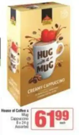 Spar House of Coffee's Mug Cappuccino Assorted offer