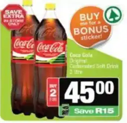 KwikSpar Coca-Cola Original Carbonated Soft Drink offer