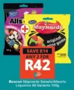 Checkers Beacon Maynards Sweets/Allsorts offer