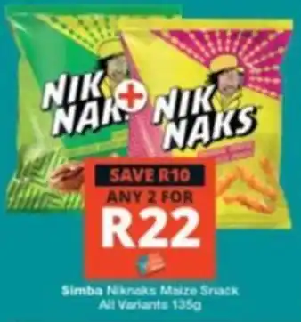 Simba Niknaks Maize Snack