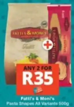 Checkers Fatti's & Moni's Pasta Shapes offer