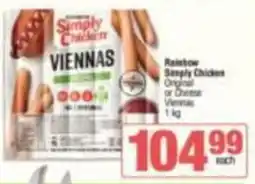 Spar Simply Chicken Viennas offer
