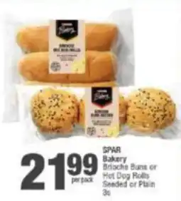 KwikSpar SPAR Bakery Brioche Buns or Hot Dog Rolls offer