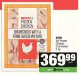Spar SPAR Frozen Chicken Drumsticks with a Brine Based Mixture offer
