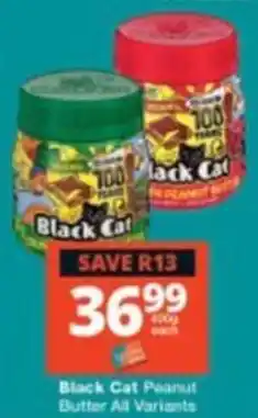 Checkers Black Cat Peanut Butter offer