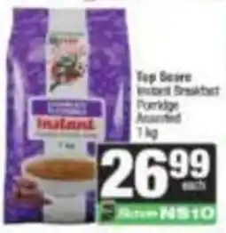 Spar Top Score Instant Breakfast Porridge Assorted offer