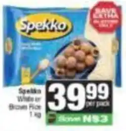 Spar Spekko White or Brown Rice offer