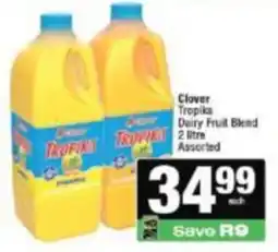 KwikSpar Clover Tropika Dairy Fruit Blend Assorted offer
