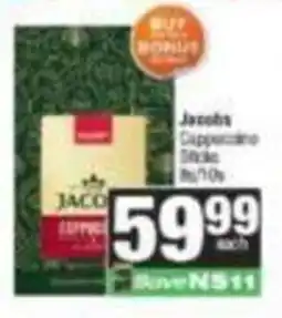 Spar Jacobs Cappuccino Sticks offer