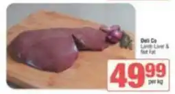 Spar Deli Co Lamb Liver & Net Fat offer