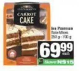 Spar Ira Purnaman Carrot Cake offer