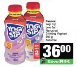 KwikSpar Danone Yogi Sip Low Fat Flavoured Drinking Yoghurt Assorted offer