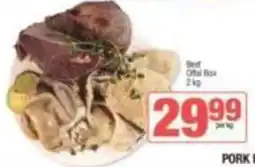 Spar Beef Offal Box offer
