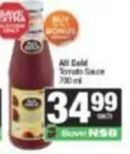 Spar All Gold Tomato Sauce offer
