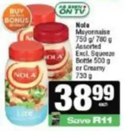 KwikSpar Nola Mayonnaise Assorted offer