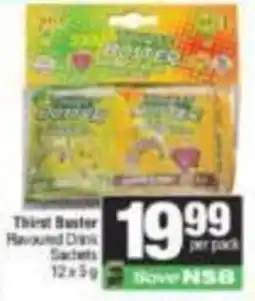 Spar Thirst Buster Flavoured Drink Sachets offer